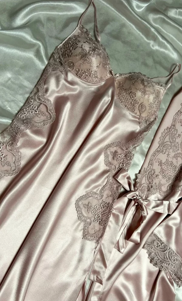 lingerie-satin-rose-dentelle